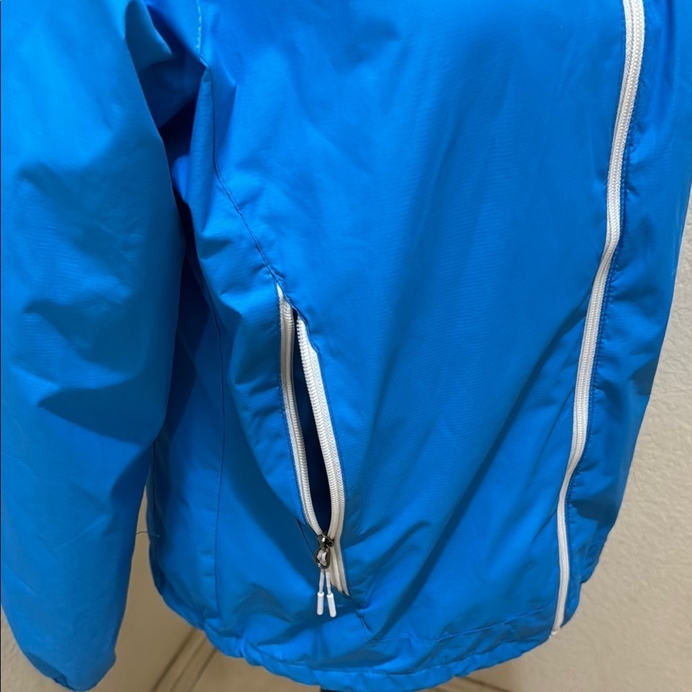 New Balance Size L Blue Hooded Windbreaker Jacket!!! - Picture 4 of 8